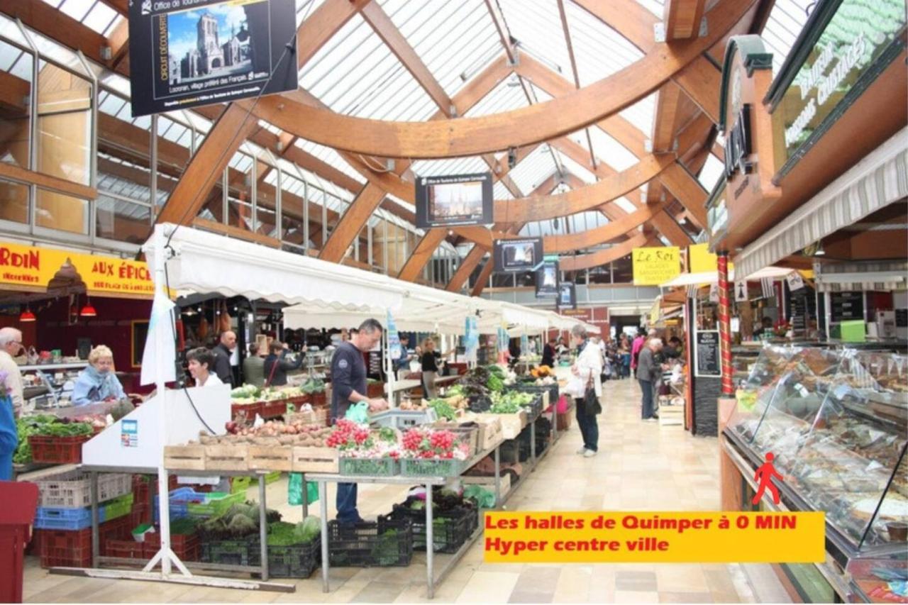 Cosy Appartement Hyper Centre-Ville Quimper Exteriör bild