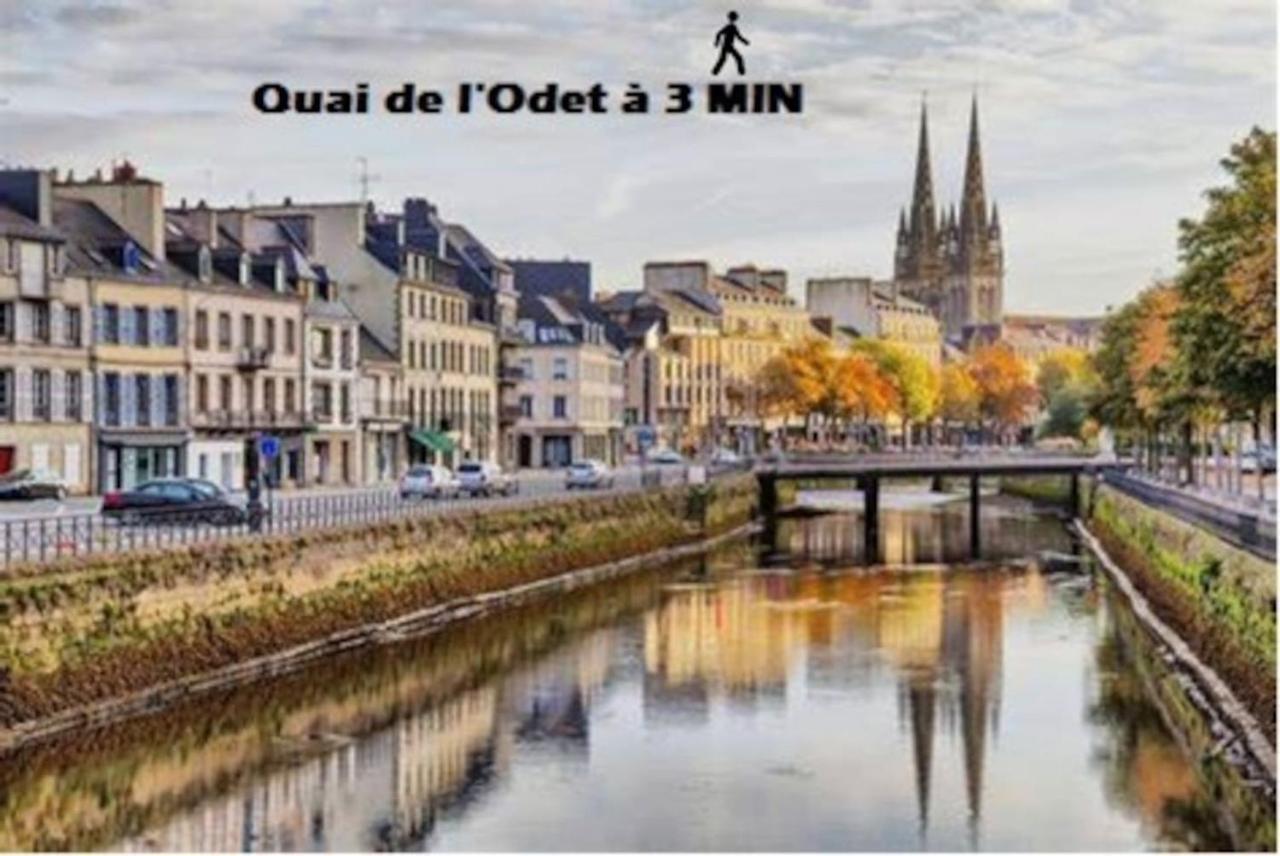 Cosy Appartement Hyper Centre-Ville Quimper Exteriör bild